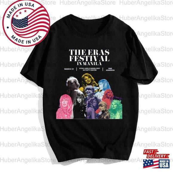 Tops - T4ylor Swift Tour The Eras Festival  Shirt Retro